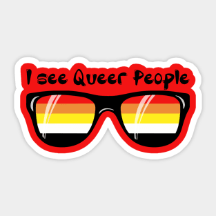 Lithsexual Sunglasses - Queer People Sticker